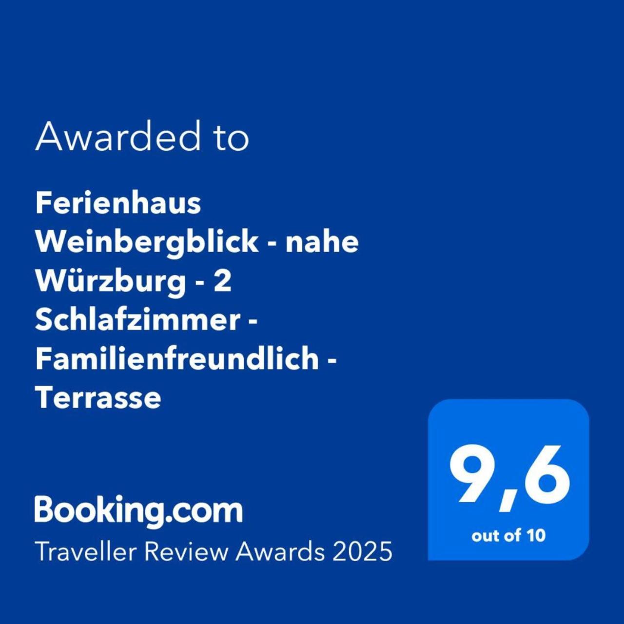 Ferienhaus Weinbergblick - Nahe Wuerzburg - 2 Schlafzimmer - Familienfreundlich - Terrasse Unterleinach Esterno foto